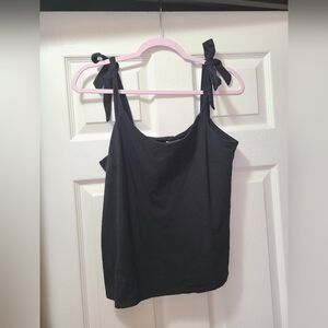 J. Crew Black Tie-Shoulder Women’s Tank Top